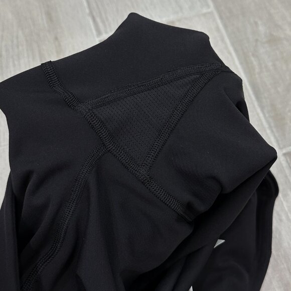 Athleta Limited Edition Velvet Rose Powervita 7/8 Tight Leggings in Black Size L - Picture 7 of 16